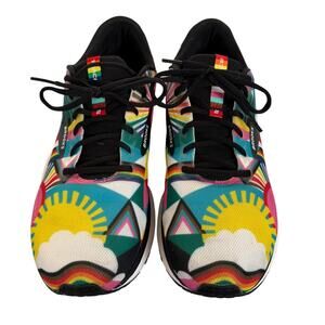 Brooks Trace 2 Pride Lisa Congdon Rainbow Running Shoes Mens 10.5 D Multicolor X